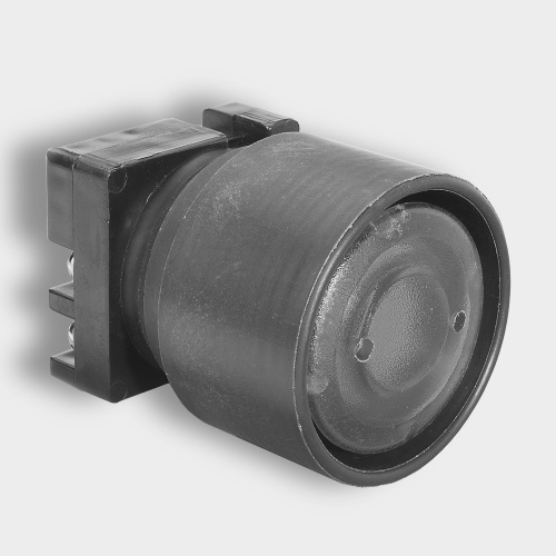 Benshaw R2PB30-ILS-120-B - Illuminated Push Button, Shrouded BLUE 120V