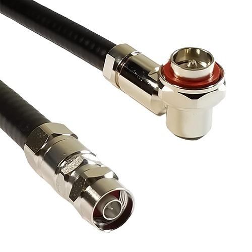 Cable 1/2" Foam-7/16 DIN Male-7/16 DIN Male Right Angled-25ft