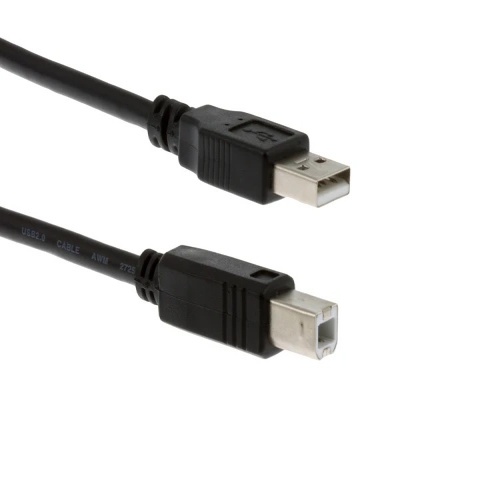 Cable 620-06K USB Cable - 6', USB A Male - B Male, Black
