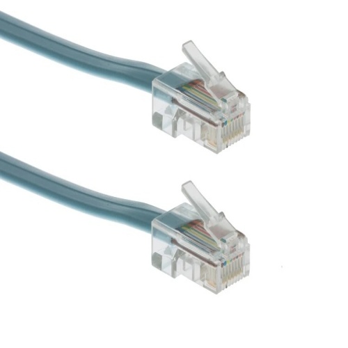 Cable 72-1259-01 Rollover Console Cable - 6', RJ45 - RJ45, Blue