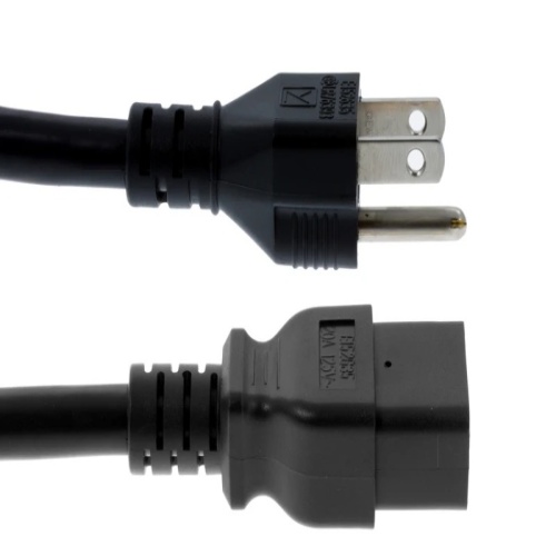 Cable C5050036 Power Cord - 3', 14 AWG, 15 Amp, 125 Volt