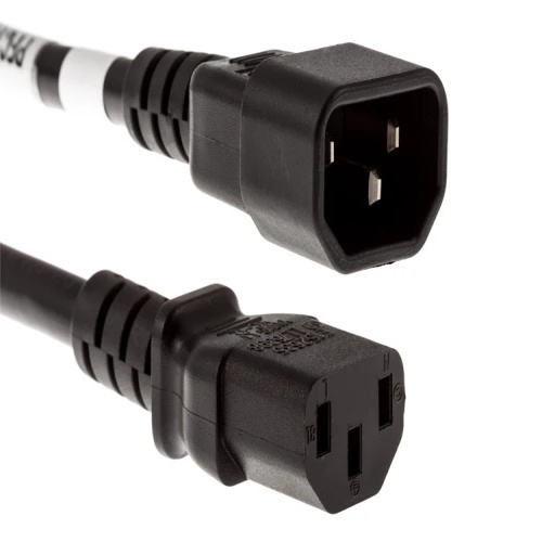 Cable C6250024 Power Cord - 2', 16 AWG, 13 Amp, 250 Volt