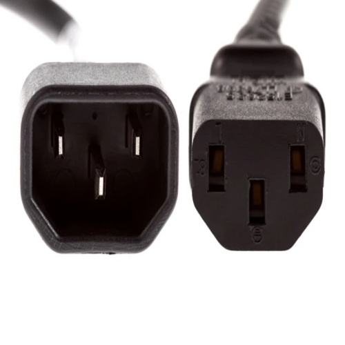 Cable C6250024 Power Cord - 2', 16 AWG, 13 Amp, 250 Volt
