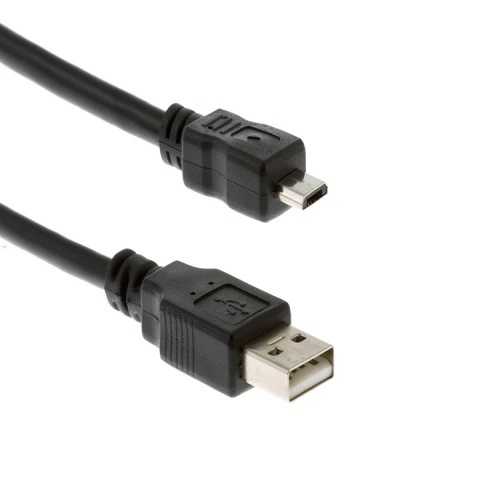 Cable CAB-USB-A-BMIC USB Cable - 8 in, USB A Male - Micro B Male, Black