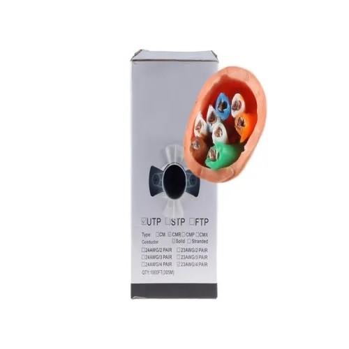 Cable CAT5E1000OR Bulk Ethernet Cable - Cat 5E, 1000', PVC, 24 AWG, 350 Mhz, Orange