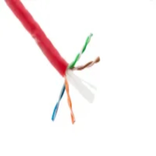 Cable CAT5E1000RE Bulk Ethernet Cable - Cat 5E, 1000', PVC, 24 AWG, 350 Mhz, Red