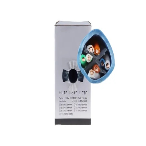 Cable CAT61000BL Bulk Ethernet Cable - Cat 6, 1000', PVC, 23 AWG, 550 Mhz, Blue