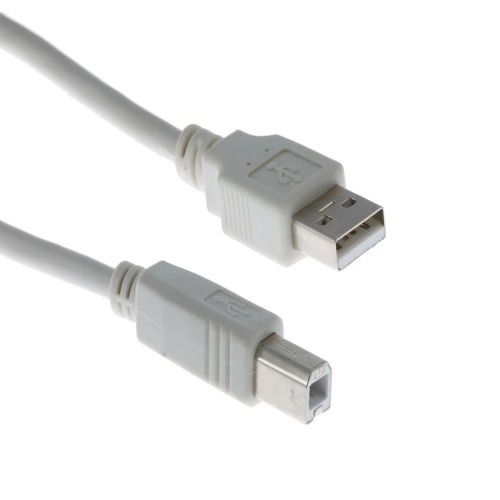 Cable CB-USBAB-06 USB Cable - 6', USB A Male - B Male, Beige
