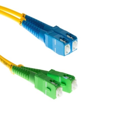 Cable FSD9-SCUPCSCAPC-03 Fiber Optic Patch Cable - 9.8', OS2, SC - SC, OFNR, Singlemode, 9 Micron, Yellow