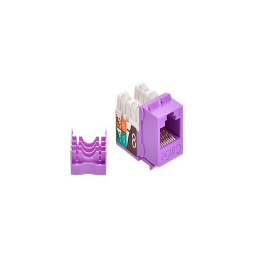 Cable KEY110-5E-PL - Cat5e RJ45 110 Type Keystone Jack, Purple