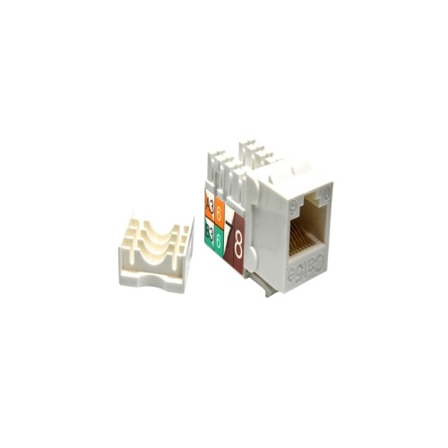 Cable KEY110-5E-WH - Cat5e RJ45 110 Type Keystone Jack, White