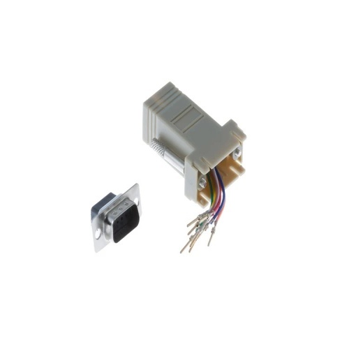 Cable MODADP-9M45 - DB9 Male to RJ45 Female Modular Adapter