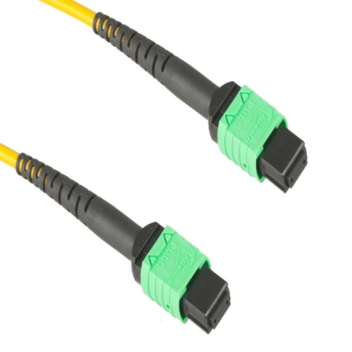 Cable MPO-B-FF-12-OS2-010 MPO/MTP Cable - 32.8', OS2, MPO - MPO, LSZH, Singlemode, 9 Micron, Yellow
