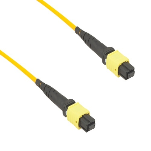 Cable MTP-B-FF-12-OS2-015 MPO/MTP Cable - 49.2', OS2, MTP - MTP, Plenum, Singlemode, 9 Micron, Yellow
