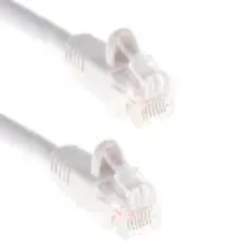 Cable PC5-WH-01 Ethernet Patch Cable - Cat 5E, 1', PVC, 24 AWG, 350 Mhz, White