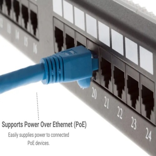 Cable PC6A-BL-05 Ethernet Patch Cable - Cat 6A, 5', PVC, 24 AWG, 500 Mhz, Blue