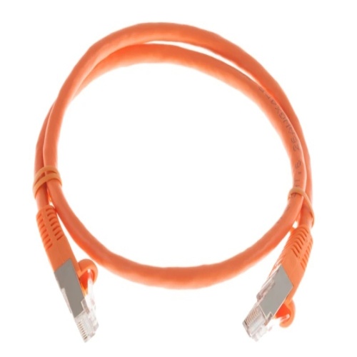 Cable PC6S-OR-02 Ethernet Patch Cable - Cat 6, 2', PVC, 26 AWG, 550 Mhz, Orange