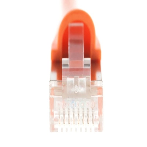 Cable PC6S-OR-02 Ethernet Patch Cable - Cat 6, 2', PVC, 26 AWG, 550 Mhz, Orange