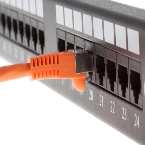Cable PC6S-OR-02 Ethernet Patch Cable - Cat 6, 2', PVC, 26 AWG, 550 Mhz, Orange