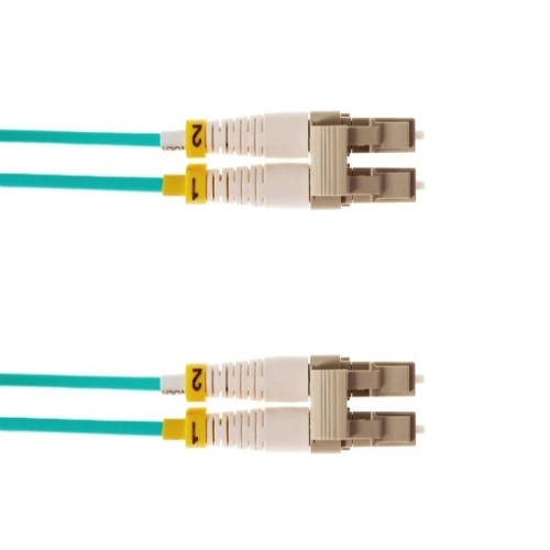 Cable PM3D-LCLC-03 Fiber Optic Patch Cable - 9.8', OM3, LC - LC, LSZH, Multimode, 50 Micron, Aqua