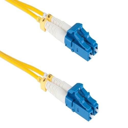 Cable PS9D-LCLC-0.6 Corning Fiber Optic Cable - 2', OS2, LC - LC, LSZH, Singlemode, 9 Micron, Yellow