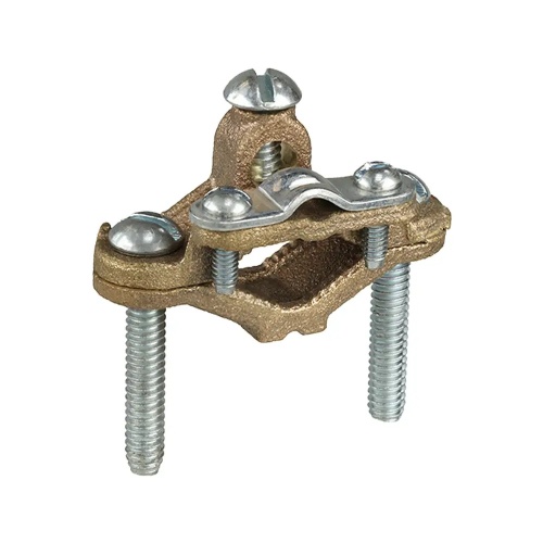 Dottie 28 - 1-1/4''-2'' Bronze Armored Ground Clamp, Bronze