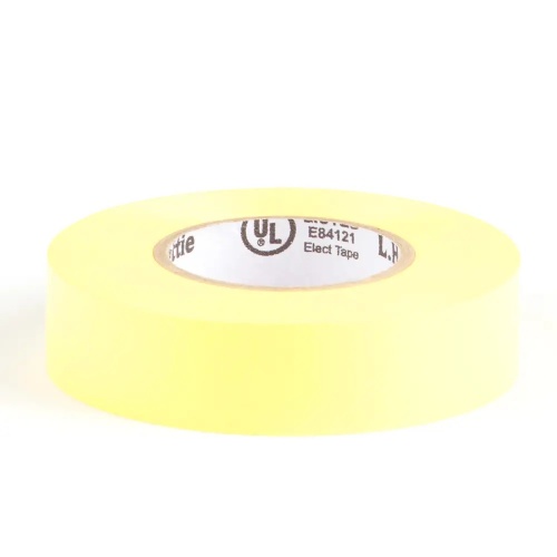 Dottie 360YEL - 3/4'' x 60' Yellow Electrical Tape, Polyvinyl Chloride