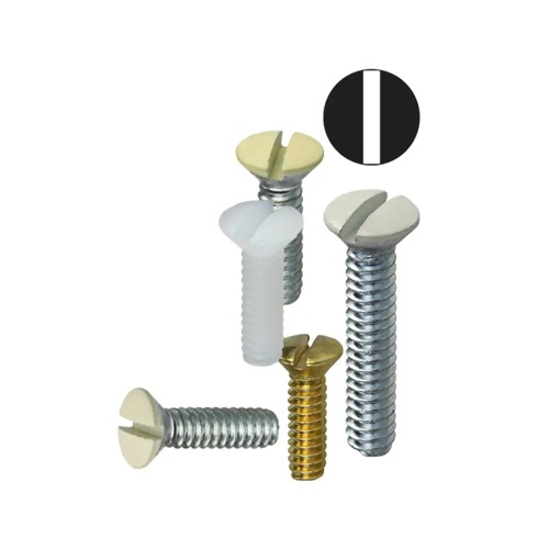 Dottie APS1 - #6-32 Assorted Wall Plate Screw Kit (12 Compartment), Carbon Steel, Stainless Steel, Brass, Nylon