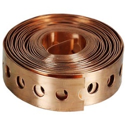 Dottie CU25 - 3/4'' x 10' 23 Gauge Solid Copper Plumber's Tape, Solid Copper