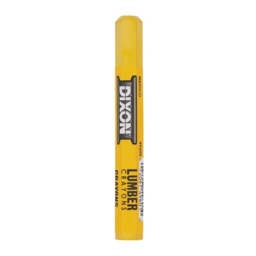 Dottie DCY3P - Yellow Lumber Crayon (3 Pack)