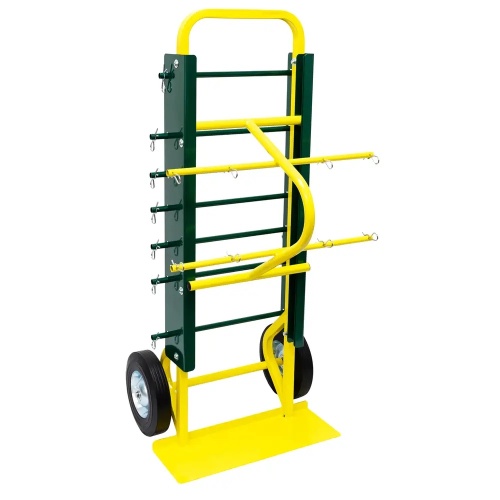 Dottie DD105E - General Duty Wire Reel Caddy w/ 8 Spool Hand Tote, Carbon Steel