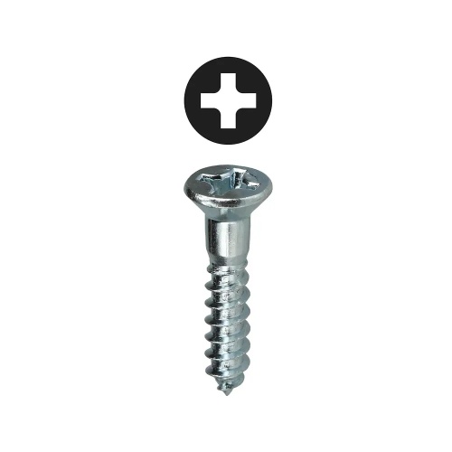 Dottie PHFW101 - #10 x 1'' Phillips Flat Head Wood Screw, Carbon Steel
