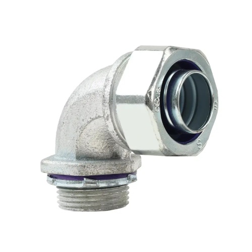 Dottie SL9050 - 1/2'' 90 Degree Steel Liquid Tight Connector, Alloy Steel