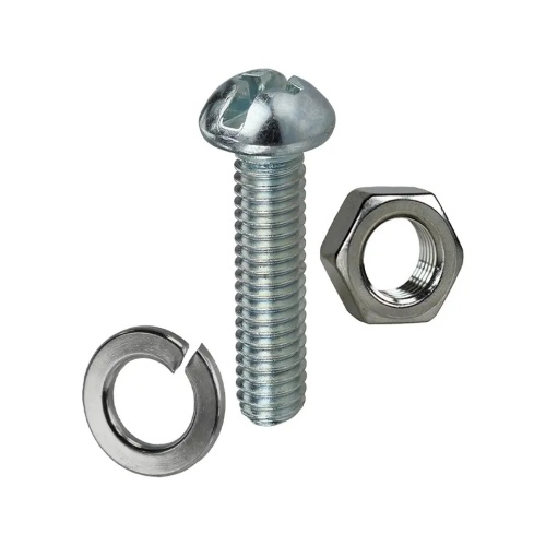 Dottie SNWK Assorted Phillips/Slotted Round Head Machine Screw, Hex Nut, & Lock Washer Kit