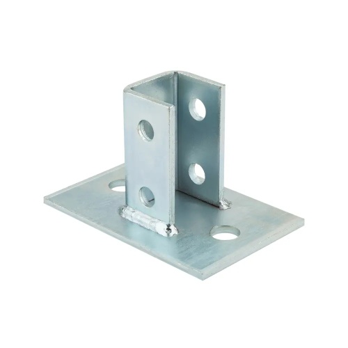 Dottie SPB890 - 8 Hole Single Channel Tall Clevis, Carbon Steel