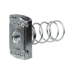 Dottie SSN50 - 1/2''-13 Channel Nut w/ Standard Spring, Carbon Steel