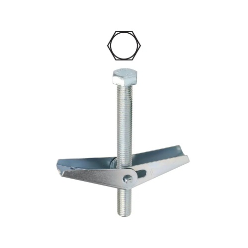 Dottie TB126 - 1/2'' x 6'' Slotted Mushroom Head Toggle Bolt, Carbon Steel