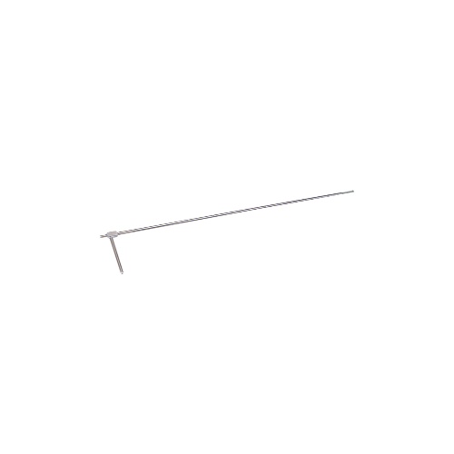 Dwyer Stainless Steel Pitot Tube - 1/8" Dia., 6" Insertion, 3" Tip, 1/8" MNPT With Compression Fitting