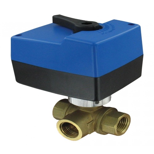 Dwyer 3HBAV0213 Three-Way Detachable Electric Ball Valve