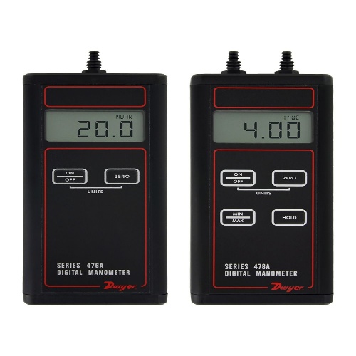 Dwyer 478A-0 Single Pressure & Series 478a Digital Manometer