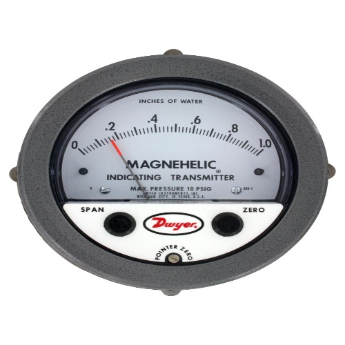 Dwyer 605-2-WP Magnehelic® Differential Pressure Indicating Transmitter