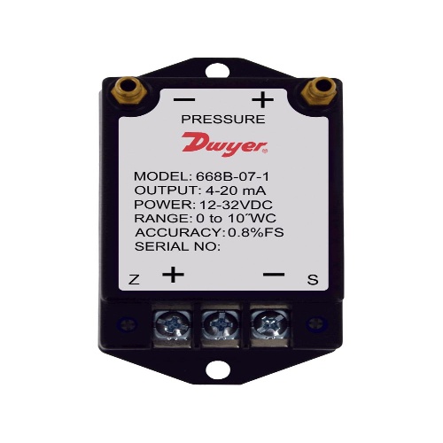 Dwyer 668D-05-1 Compact Differential Pressure Transmitter