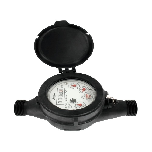 Dwyer WPTN-A-C-02 Multi-Jet NSF Certified Plastic Water Meter