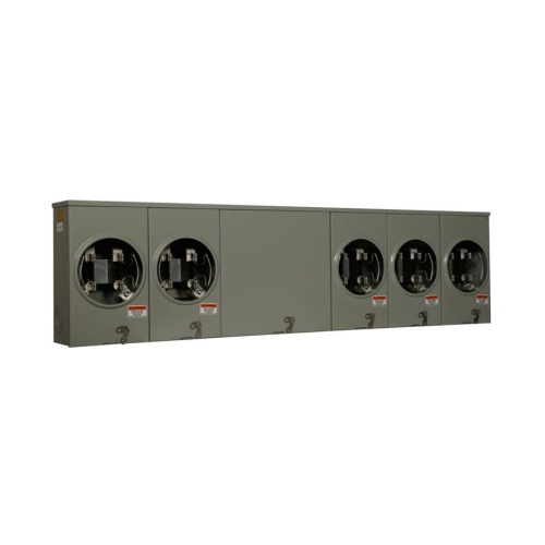 Eaton 1004439BCH - Meter Socket, 200 Amp, Single Phase, 600 VAC, 4 Jaws, 5 Sockets