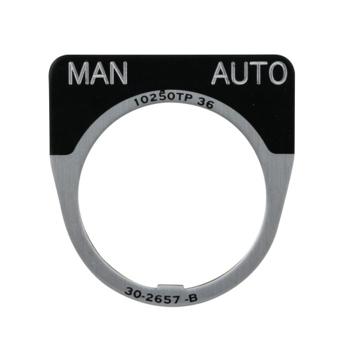 Eaton 10250TP42 Pushbutton - Legend Plate - Small, 1/2 round, 10250T Series