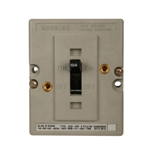 Eaton 1244C52G02 Navy & Marine Complete Molded Case Circuit Breaker - 500 Max Volt 15 Amp