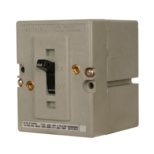 Eaton 1244C52G06 Navy & Marine Complete Molded Case Circuit Breaker - 500 Max Volt 35 Amp