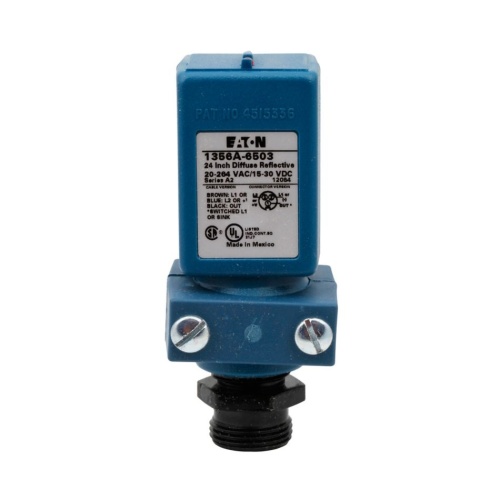 Eaton 1356A-6503 - Photoelectric Sensor, Diffuse reflective, 300 mA, 20-264 Vac, 15-30 Vdc