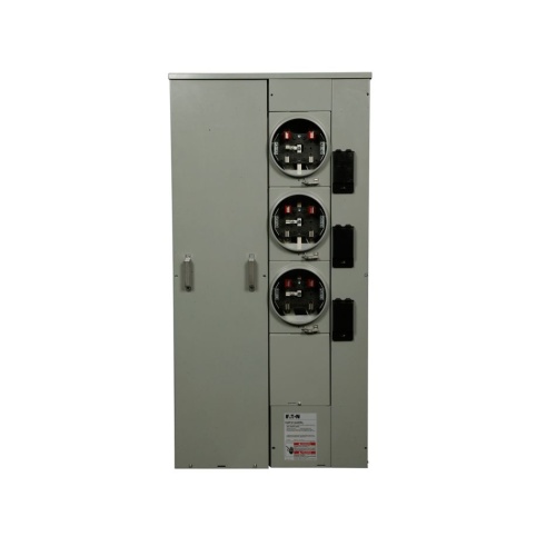 Eaton 1MP3124RRLC - Meter Pack, 125 Amp, Single Phase, 3 Sockets