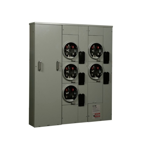 Eaton 1MP5126RRL - Meter Pack, 125 Amp, Single Phase In, Single Phase Out, 120/240 VAC, 5 Jaws, 5 Sockets